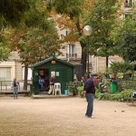 playing petanque in provence